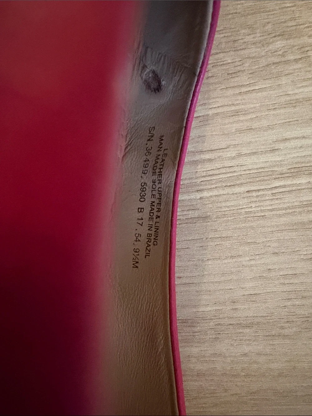 Tory Burch Hot Pink Leather Logo Ballet Flats